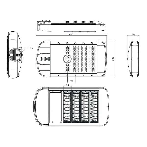 LED Street Light - BTST-6B4 (150W-200W) - Image 3