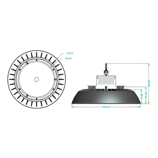 LED Highbay Light - BTHB-HB05 (200W-240W-300W) - Image 3